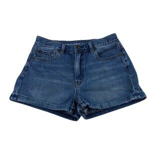 American Eagle Outfitters Blue High Waist Women Shorts